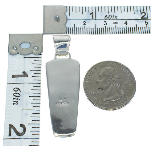 Sterling Silver Turquoise And Opal Southwest Pendant WX63598