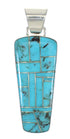 Genuine Sterling Silver And Turquoise Pendant MX63012