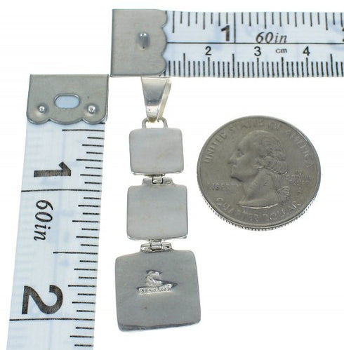 Turquoise Sterling Silver Southwest Pendant MX63065