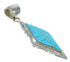 Sterling Silver Turquoise Inlay Jewelry Pendant MX63092