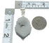 Silver Multicolor Inlay Native American Village Design Pendant MX64191