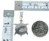 Southwest Multicolor Native American Pueblo Design Silver Turtle Pendant MX64310