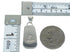 Silver Multicolor Native American Pueblo Design Pendant MX64327