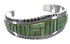 Southwest Authentic Sterling Silver Turquoise Heavy Bracelet VX63327