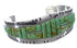 Southwest Sterling Silver Turquoise Heavy Bracelet VX63337