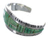 Southwest Sterling Silver Turquoise Inlay Heavy Bracelet VX63369