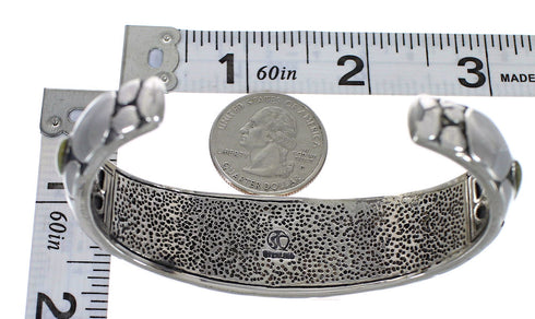 Southwest Sterling Silver Turquoise Inlay Cuff Bracelet Jewelry VX63338