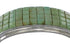 Substantial Sterling Silver Turquoise Inlay Cuff Bracelet Jewelry VX63350
