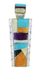 Southwest Authentic Sterling Silver Multicolor Jewelry Pendant MX65521