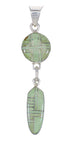 Reversible Multicolor Inlay Sterling Silver Pendant MX65589