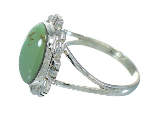 Turquoise Genuine Sterling Silver Jewelry Ring Size 5-3/4 VX64117