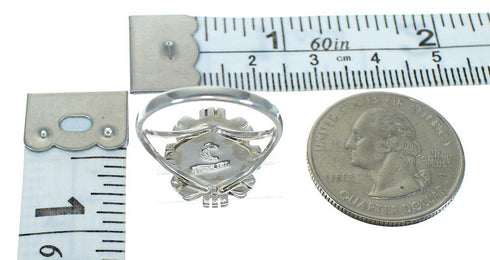 Turquoise Genuine Sterling Silver Jewelry Ring Size 5-3/4 VX64117