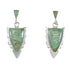 Southwestern Turquoise Inlay Authentic Sterling Silver Post Dangle Earrings QX78785