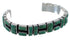 Southwestern Turquoise Sterling Silver Cuff Bracelet VX63360