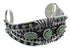 Substantial Sterling Silver Southwest Turquoise Cuff Bracelet Jewelry VX63365