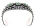 Substantial Sterling Silver Southwest Turquoise Cuff Bracelet Jewelry VX63365