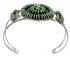 Southwest Genuine Sterling Silver Turquoise Needlepoint Cuff Bracelet VX63508