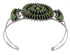 Southwest Authentic Sterling Silver Turquoise Needlepoint Cuff Bracelet VX63511