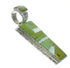 Genuine Sterling Silver Turquoise And Opal Pendant MX63890