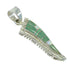 Southwest Opal Turquoise Authentic Sterling Silver Pendant MX63946