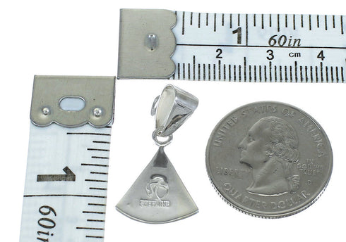 Silver Turquoise And Opal Inlay Jewelry Pendant MX63964