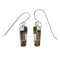 Multicolor Southwestern Sterling Silver Hook Dangle Earrings WX64190