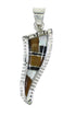 Multicolor Inlay Southwest Sterling Silver Pendant WX63765