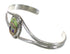 Southwest Sterling Silver And Multicolor Inlay Native American Village Design Bracelet VX63935