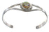 Southwest Sterling Silver And Multicolor Inlay Native American Village Design Bracelet VX63935