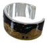Multicolor Silver Native American Pueblo Design Bracelet VX63955