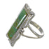 Southwestern Silver And Turquoise Ring Size 5-1/2 YX79976