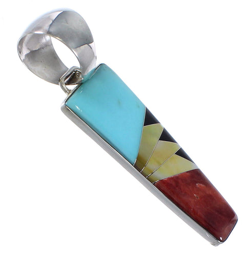 Sterling Silver And Multicolor Pendant VX64470