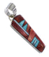 Genuine Sterling Silver And Multicolor Pendant VX64471