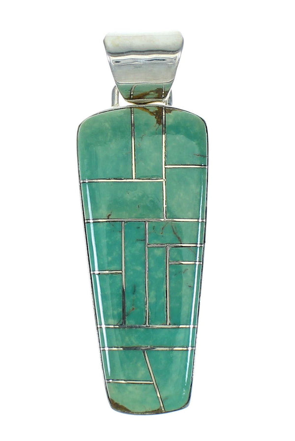 Sterling Silver Southwest Turquoise Jewelry Pendant MX65177