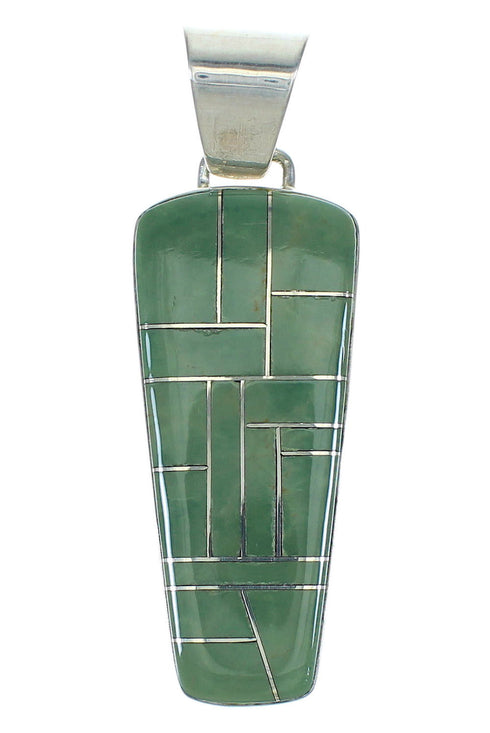 Turquoise Southwest Sterling Silver Pendant MX65180