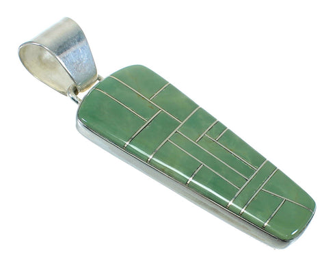 Turquoise Southwest Sterling Silver Pendant MX65180