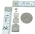 Turquoise Inlay And Genuine Sterling Silver Pendant MX65236