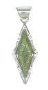 Turquoise Inlay Sterling Silver Pendant MX65294