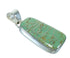 Authentic Sterling Silver Southwest Turquoise Pendant MX65324