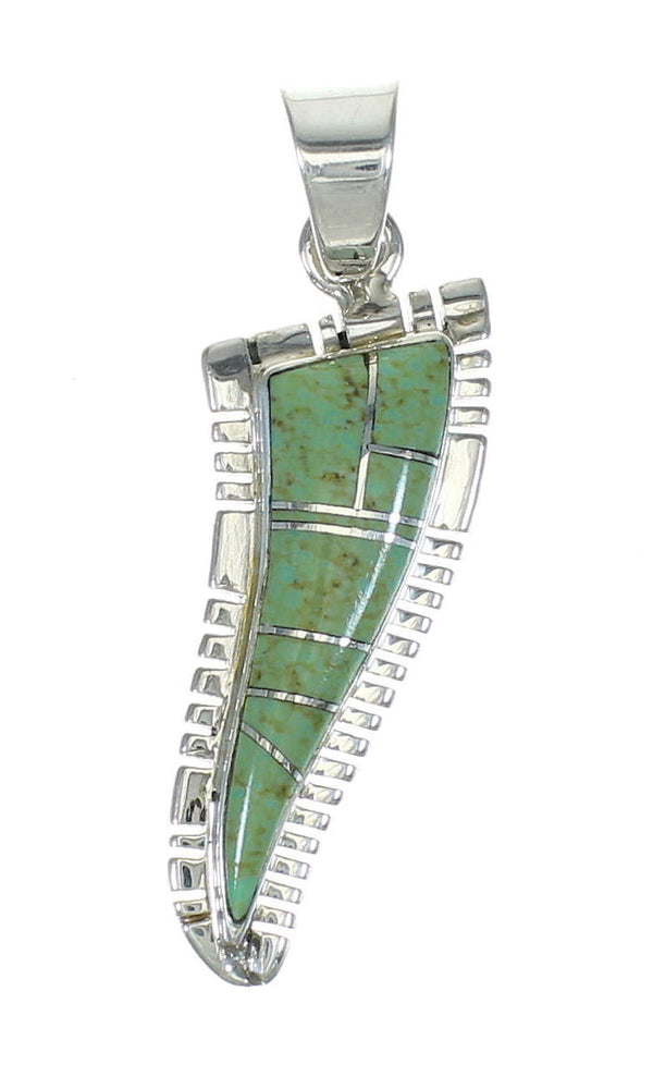 Authentic Sterling Silver Turquoise Pendant MX65348