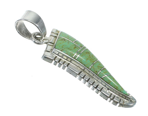 Authentic Sterling Silver Turquoise Pendant MX65348