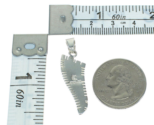 Authentic Sterling Silver Turquoise Pendant MX65348