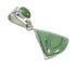 Southwest Genuine Sterling Silver And Turquoise Pendant MX65357