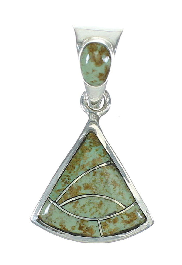 Southwest Turquoise Silver Jewelry Pendant MX65359