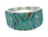 Southwestern Turquoise Silver Ring Size 5-3/4 YX79255