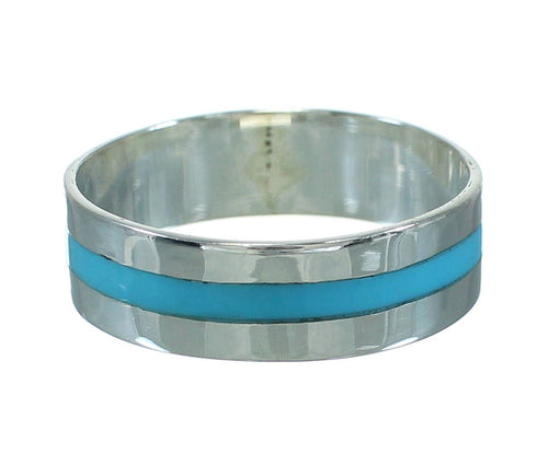 Sterling Silver And Turquoise Southwest Ring