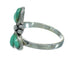 Silver Turquoise Inlay Southwest Dragonfly Jewelry Ring Size 6-1/4 AX79494