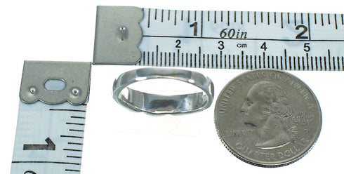 Genuine Sterling Silver And Turquoise Southwestern Ring Size 6-1/4 YX69869