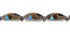 Genuine Sterling Silver Southwest Multicolor Link Bracelet AX65928