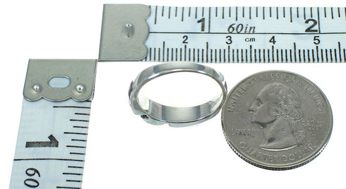 Multicolor Inlay Sterling Silver Ring Size 8-3/4 QX70732